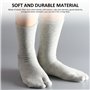 KRYMSON Lot de 6 paires de chaussettes Tabi à orteils en coton - Chaussettes pour sandales, chaussettes de yoga Tabi - Respirant