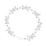 1 guirlande en cristal - Tiare - Décoration de baptême - Accessoire de cheveux de communion pour filles - Accessoire de cheveux