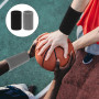 Lot de 2 paires de bracelets de sport, bandeaux anti-transpiration pour le poignet, protège-poignets, bracelets de poignet (noir