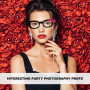 DHSBGWSX 1 cadre photo gonflable, 58 accessoires de fête, accessoires de cabine photo, accessoires gonflables, accessoires de fê