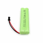 Gecoty® Piles AA Rechargeables Ni-MH, Batterie RC 4.8V 2400mAh avec câble de Charge et Prise SM pour télécommande de Voiture, éc