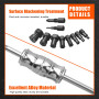 Zoomtools 12 Pcs Extracteur de Roulement Intérieur 8-32 mm, Marteau Coulissant pour Voiture et Moto