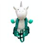 Sac à dos en peluche licorne pour nourrissons et enfants en bas âge - avec harnais de sécurité inclus - Idéal pour la garderie -