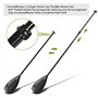 GOTOTOP Pagaies de stand up Paddle en aluminium pour planche de surf/kayak/bateau/surf/pagaie, pagaie réglable en 2 parties, lon