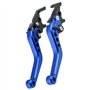 Leviers De Moto Réversibles, Levier D'embrayage de Frein 2Pcs Universal Modifié Double Levier de Frein à Disque Pour Scooter Mot