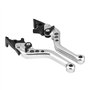 Leviers De Moto Réversibles , Levier D'embrayage de Frein 2Pcs Universal Modifié Double Levier de Frein à Disque Pour Scooter Mo