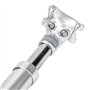 Tige de Selle de Vélo, Tube de Selle d'Amortisseur 27.2mm 31.6mm à Pression Hydraulique Tige Fixe de Selle de Vélo(27.2mm-Silver