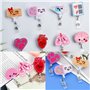 VIVIIHOO Lot de 8 porte-badges extensibles en feutre pour infirmières et enseignants, motifs mignons, parfaits comme cadeau d'in