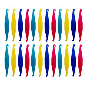 Lot de 30 appareils orthodontiques jetables en plastique élastique pour appareils dentaires