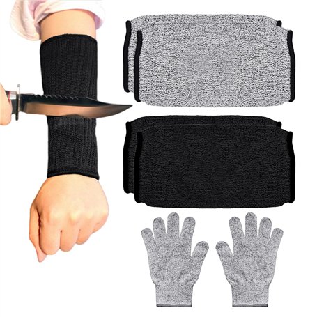 2 Paires De Protège Bras Anti Coupure