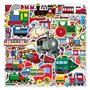 EHDWXVZM 100 Petits Autocollants De Train