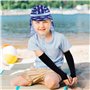 1 Morceau De Protection Du Cou Chapeau De Protection Solaire Et 1 Paire De Manches De Protection Solaire, Plage Pour Enfants, Éq