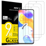 NEW'C Lot de 3, Verre Trempé pour Xiaomi Redmi Note 11 Pro, Redmi Note 11 Pro 5G, Film en Protection écran efficace contre les R
