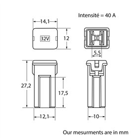 Jtron boitier fusible 12v auto 12 voies boite fusible pour ATO/ATC 1-20A fusible DC 32 V M5 connecteur à vis porte-fusible avec