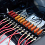 Jtron boitier fusible 12v auto 12 voies boite fusible pour ATO/ATC 1-20A fusible DC 32 V M5 connecteur à vis porte-fusible avec