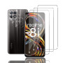 Ydiciv 3+3 Pièces Verre trempé Compatible avec Realme 8i avec 3 Pièces Caméra Arrière Protecteur
