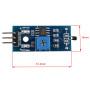HALJIA LM393 Lot de 3 modules de capteur de température 3 broches 3,3 V – 5 V NTC