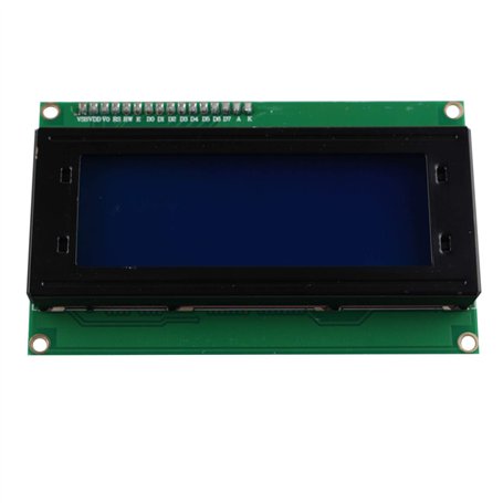 HALJIA IIC/I2C/TWI Série 2004 20 x 4 caractères LCD 2004 Module Shield Blue Blacklight Compatible avec Arduino UNO MEGA R3