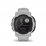 Garmin Instinct 2, Solar Grise - Montre GPS solaire robuste et connectée - Boîtier 45 mm (Reconditionné), Gris brumeux