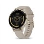 Garmin Venu 3S - Montre connectée GPS Sport et santé - Soft Gold avec Bracelet Lin (Reconditionné)