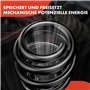Frankberg 2x Ressorts de suspension Essieu Arrière Compatibles avec A3 1996-2003 Leon 1999-2006 O.c.t.a.v.i.a I 1996-2010 Golf I
