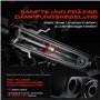 Frankberg 2x Amortisseur à gaz Pression du gaz Essieu Avant Compatibles avec Combo 2001-2012 Corsa C 2000-2012 Meriva 2003-2010 