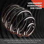 Frankberg 2x Ressorts de suspension Essieu Avant Compatibles avec 207 WA WC 2006-2015 207 CC WD 207 SW WK 2007-2013 Remplacer# 5