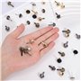 Métal Rivets Cuir Artisanat Champignon Spike Cône Pieds Clou Tête Support pour Bricolage Créati