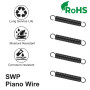 GUNGY Ressort de Traction 20mm Ressorts de Tension avec Crochets Ressorts en Fil de piano Diamètre du Fil 0,4mm Diamètre Extérie
