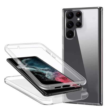 ZYIMOU Coque pour Samsung Galaxy S22 Ultra 360 Degrés Protection