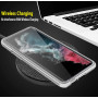 ZYIMOU Coque pour Samsung Galaxy S22 Ultra 360 Degrés Protection, Transparente Souple Mince Étui en Silicone TPU Front et PC Ret