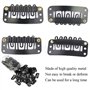 Inoxydable Perruque Clips à Pinces en U, métal pour Extensions Cheveux bricolage, acheté en lot de 50