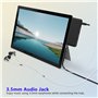 Surface Go 3 Docking Station, USB Hub Microsoft Surface Go 3 avec 4K HDMI + Port USB 3.0/ USB 2.0 + Audio 3,5 mm, Accessoire Sur