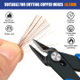 Tunejoy Petite Pince Coupante de Côté Pinces Coupantes Diagonale Mini Pinces Coupante Precision pour 0.5mm Fil Fin et Électroniq
