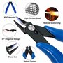 Tunejoy Petite Pince Coupante de Côté Pinces Coupantes Diagonale Mini Pinces Coupante Precision pour 0.5mm Fil Fin et Électroniq