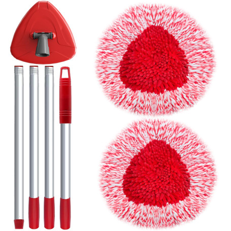 2 Têtes de Serpillière de Rechange Compatible avec Serpillere Vileda Turbo