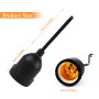 Douilles E27 6PCS Support de Lampe E27 Étanche Adaptateurs de Support de Lampe E27 Étanche de Haut Qualité pour Ampoules à Incan