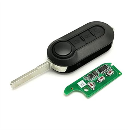 Autoschlüssel für Fiat 500 Doblo Qubo Grande Punto 2006-2013 Delphi BSI System 433Mhz Ask PCF7946 Intelligenter Schlüssel ersetz