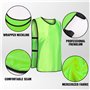 Gilet D'entraînement De Football, 12 Pièces Adults Football Pinnies, Entrainement Football Dossard pour Homme et Femme,Chasuble 