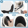 Eowppue 10 Paires de Coussinets de Talon Chaussures Réparation Talon Protection pour Chaussures Autoadhésif Chaussure Talon Patc