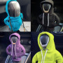 ANROI 4 PCS Couvre pommeau de Levier de Vitesse pour Voiture, protège-Sweat pour poignée de Vitesse, Accessoires d'intérieur pou