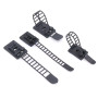 Rustark 50 pcs 2 Tailles réglable Autocollantes câble en Nylon Sangles Attaches de câble Cordon Pince pour Fils de Gestion, Peti
