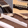 2 morceaux de pont d'os de guitare, adapté aux guitares acoustiques et classiques à 6 cordes