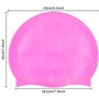 Bonnet de Bain en Silicone,Bonnets de Natation pour Femmes et Hommes,Bonnet de Bain Adulte,Silicone Cap,Bonnet de Bain Protectio