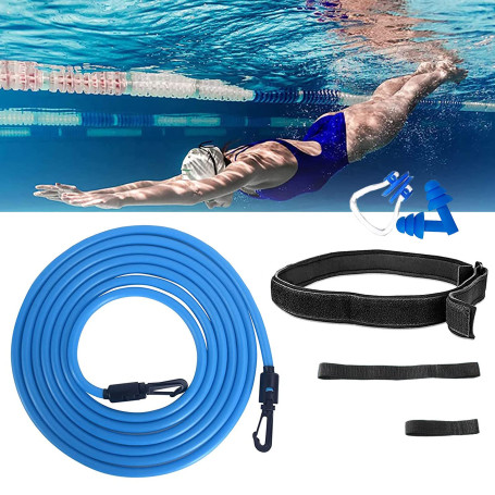 Ceinture de natation réglable pour adulte - 4 m - Pour piscine