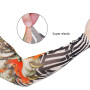 Vordas Manches Faux Tatouage, 6pcs Temporaire Faux Glissement Tatouage Manches Bras Kit Collection (D)