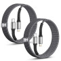 BLITEZZ Cable pour iPhone USB C vers Lightning Cable Lot de 2 (1M+1M)