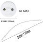 WeiHong 10 Pièces Douille de Lampe G4,Ampoule LED G4 halogène MR11 Base Cérémique Adaptateur de douille miniature Bi-broche pour
