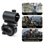 xiruiubao Support Lampe Vélo, Rotatif à 360 Degrés Support de Lampe de Poche de Vélo, Universel Pince de Lampe de LED à Dégageme