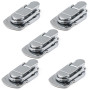 Fermeture à Levier Fermoir à Bascule Loquets Verrou 5 pcs Loquet à Bascule en Acier Inoxydable pour Coffret